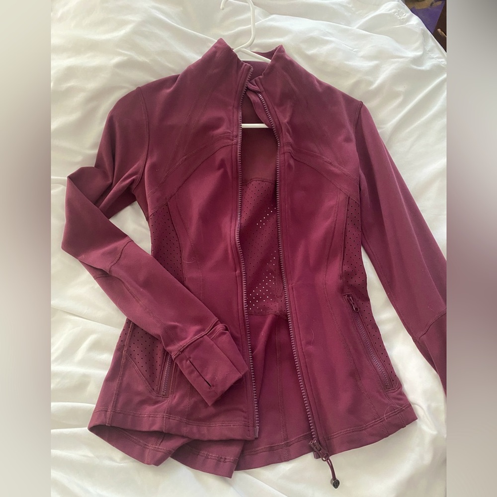 Lululemon Maroon Athletic Jacket